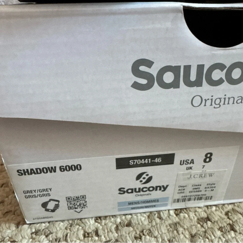 Saucony Shadow 6000 Grey - Picture 7 of 8